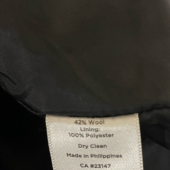 💥SALE💥TALBOTS Red Black Houndstooth Tweed Wool Blend Skirt SZ 8 - Picture 7 of 7